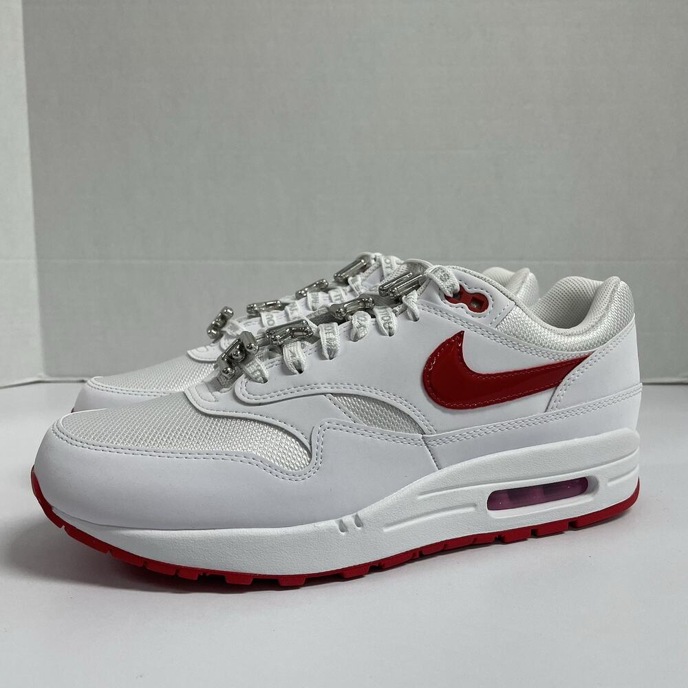 Nike Air Max 1 Premium Valentine’s Day Pack White HV2303 100 Size 10 Men Red